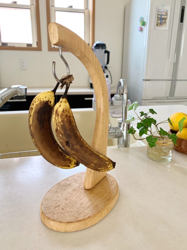 このバナナ腐っている？いえいえ大丈夫。